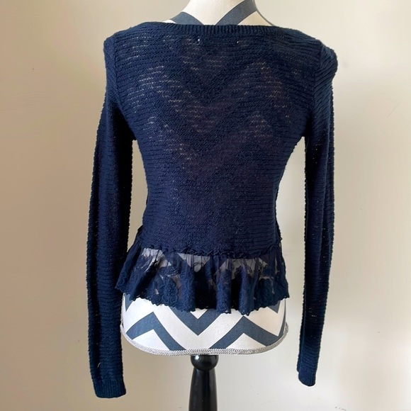 Abercrombie Knit Ruffle Sweater - Picture 2 of 5